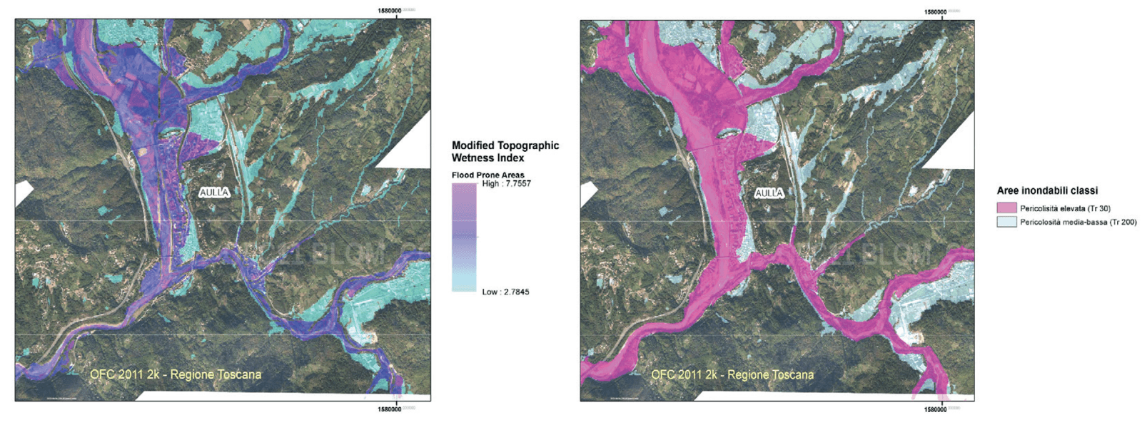 Floodable area assessment